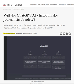 Will the ChatGPT AI chatbot make journalists obsolete?